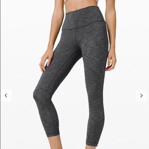 Lululemon Wunder Under High Rise 23”, size 8